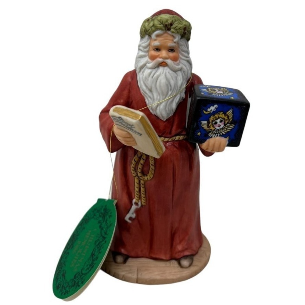 Vintage 1986‎ Willits Santa Figurine Nice Naughty List Jack in the Box #5442